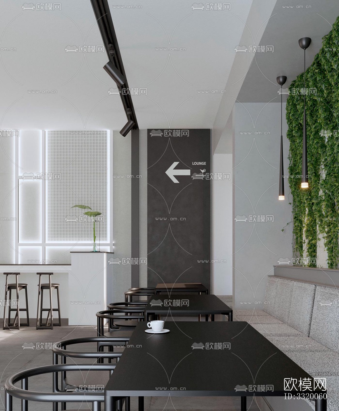 现代展览展厅效果图下载（渲染图1）