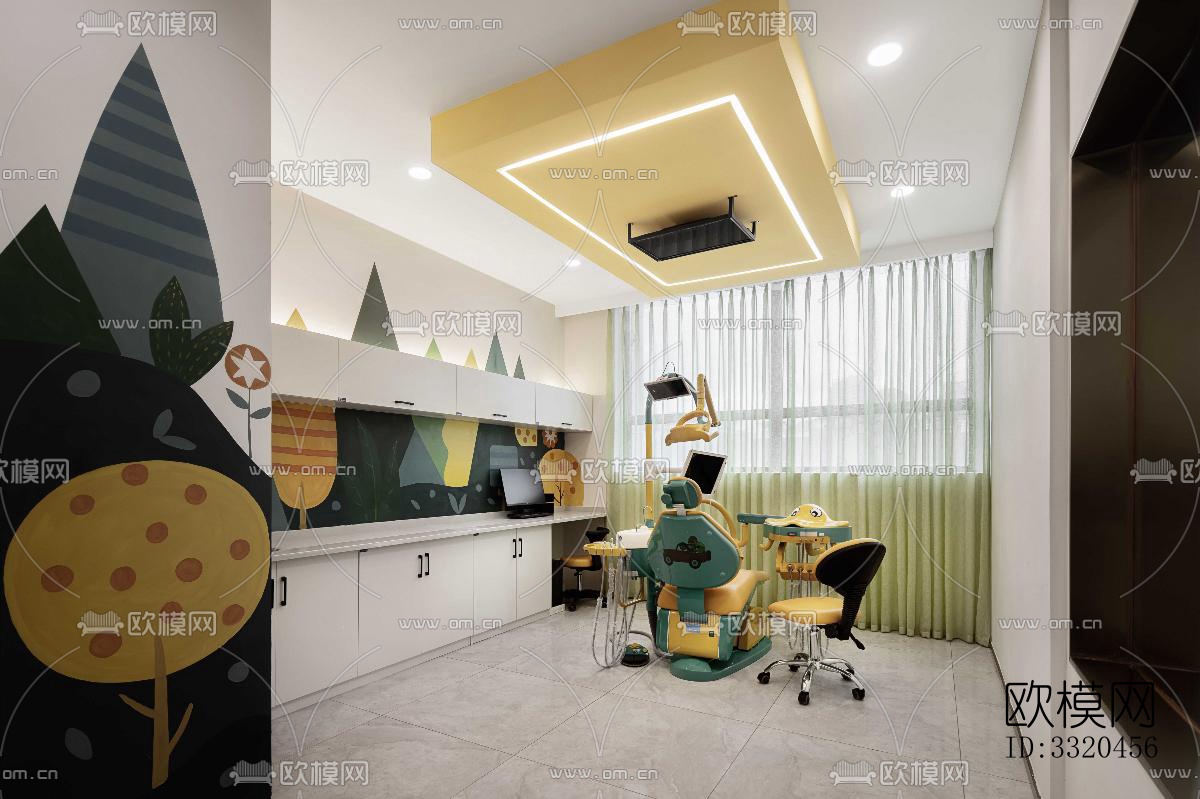 现代医院效果图下载（渲染图5）