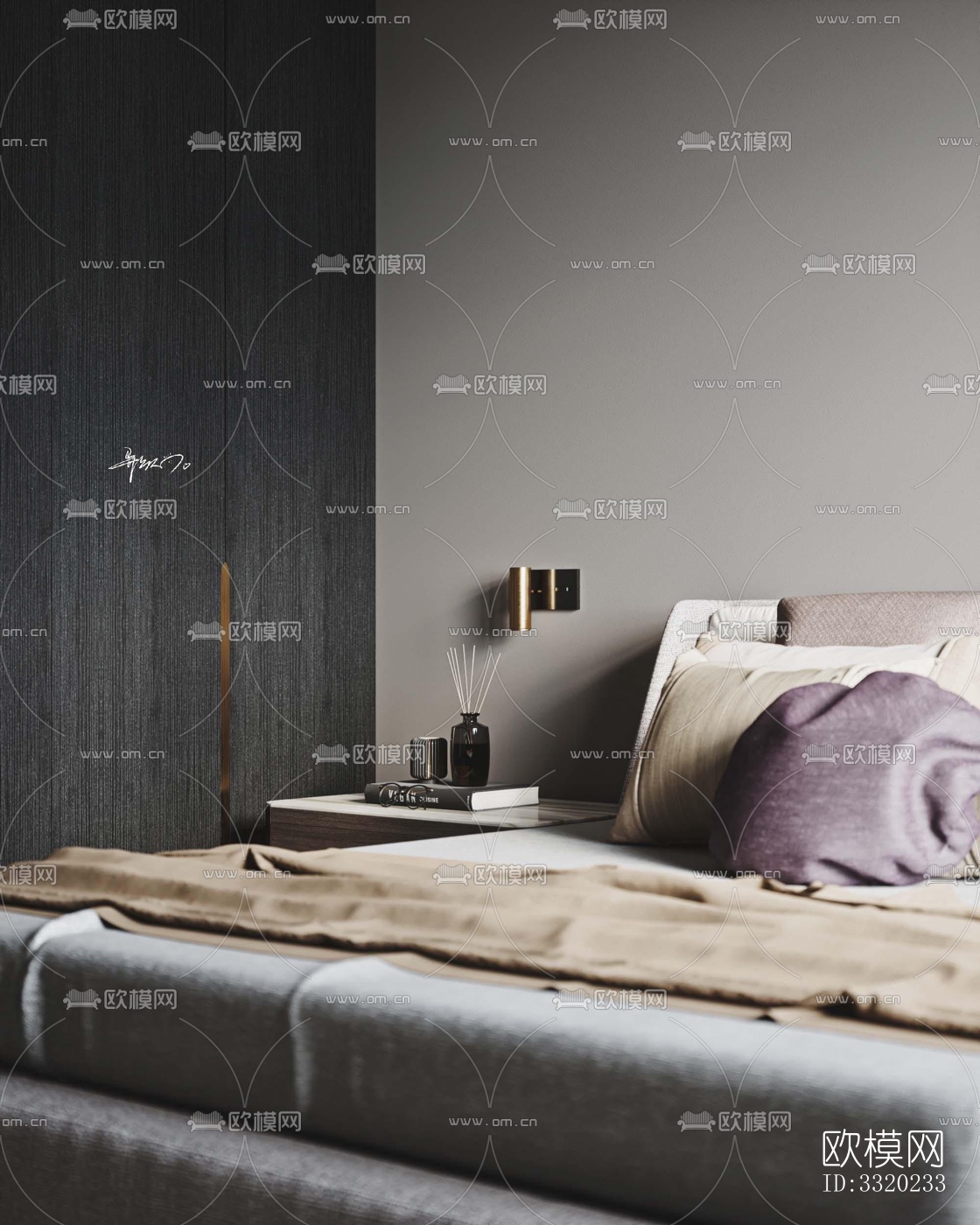 现代客厅效果图下载（渲染图5）