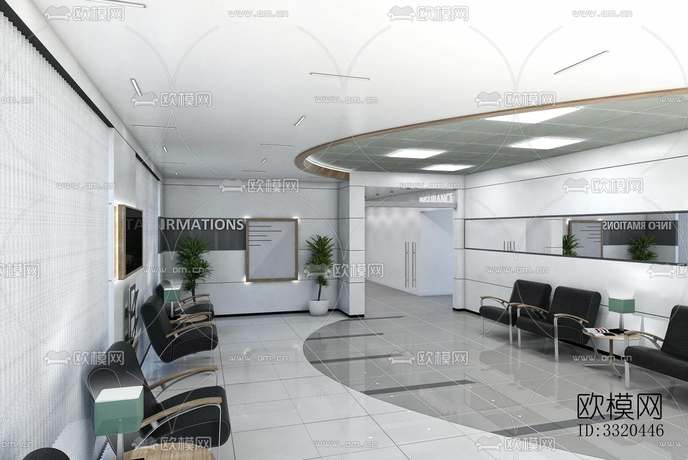 现代医院效果图下载（渲染图4）