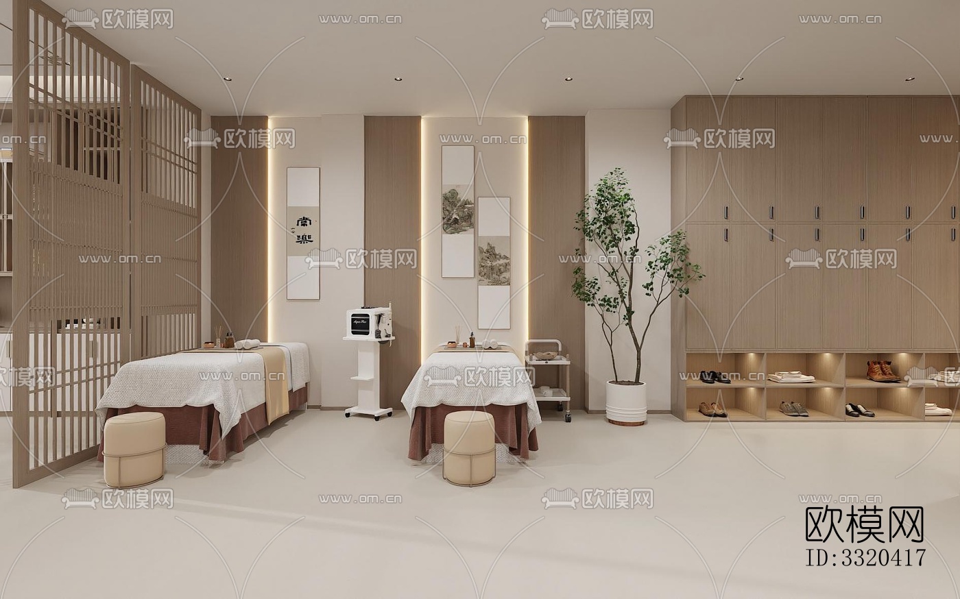 新中式医院效果图下载（渲染图6）