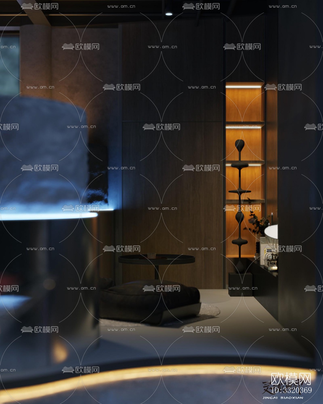 现代客厅效果图下载（渲染图6）