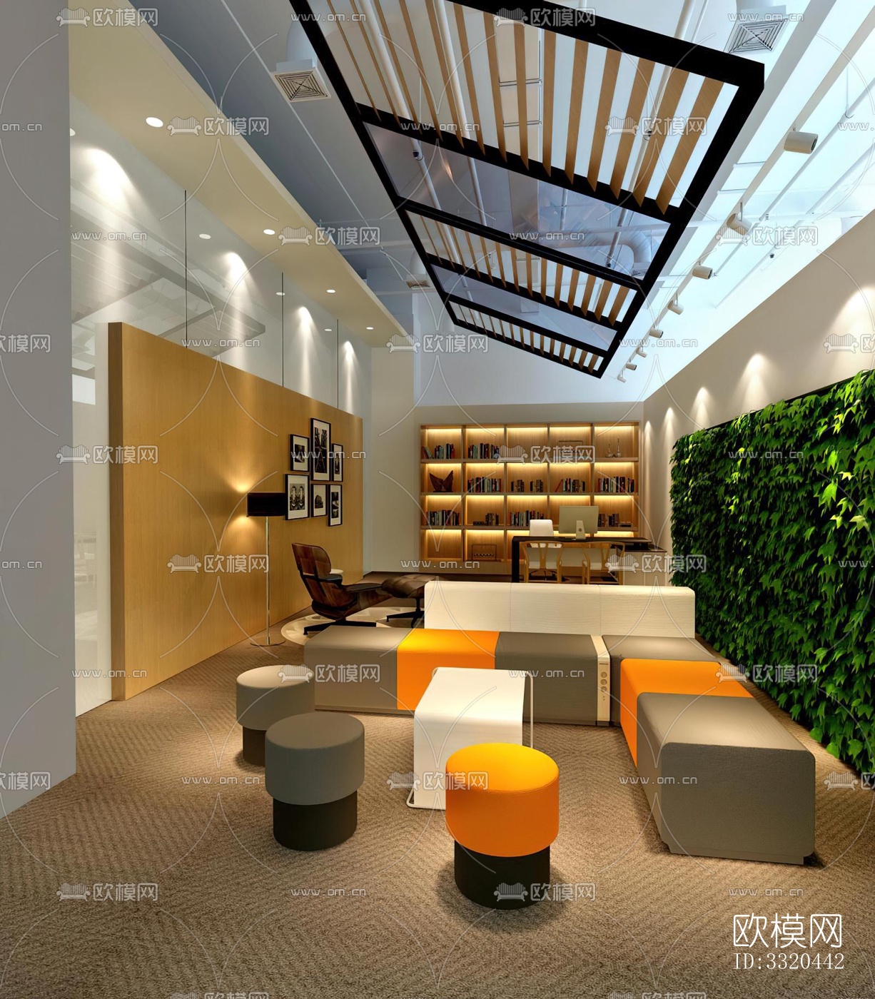 现代医院效果图下载（渲染图2）