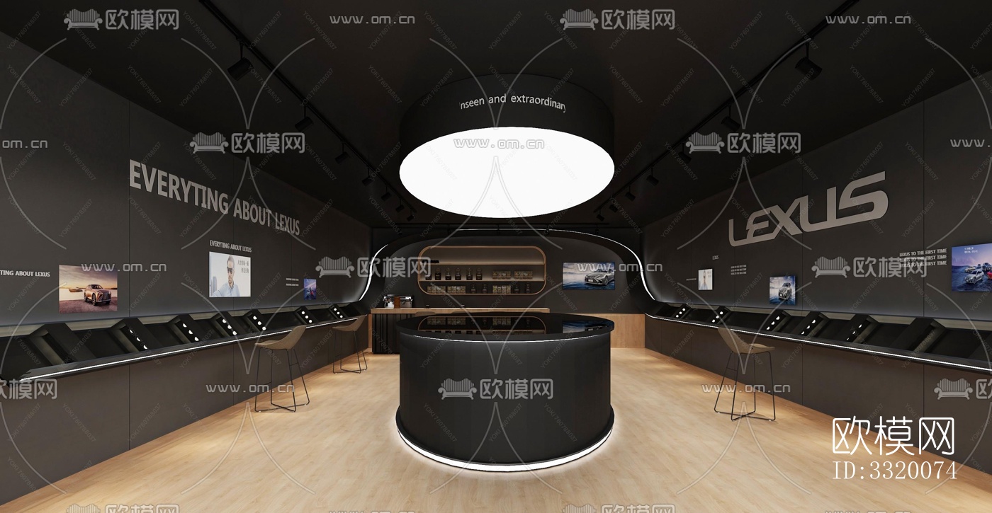 现代展览展厅效果图下载（渲染图10）