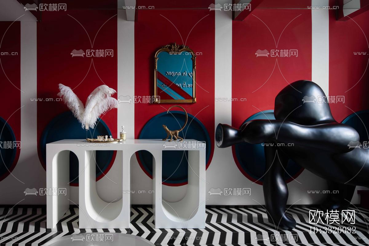 后现代复式效果图下载（渲染图5）