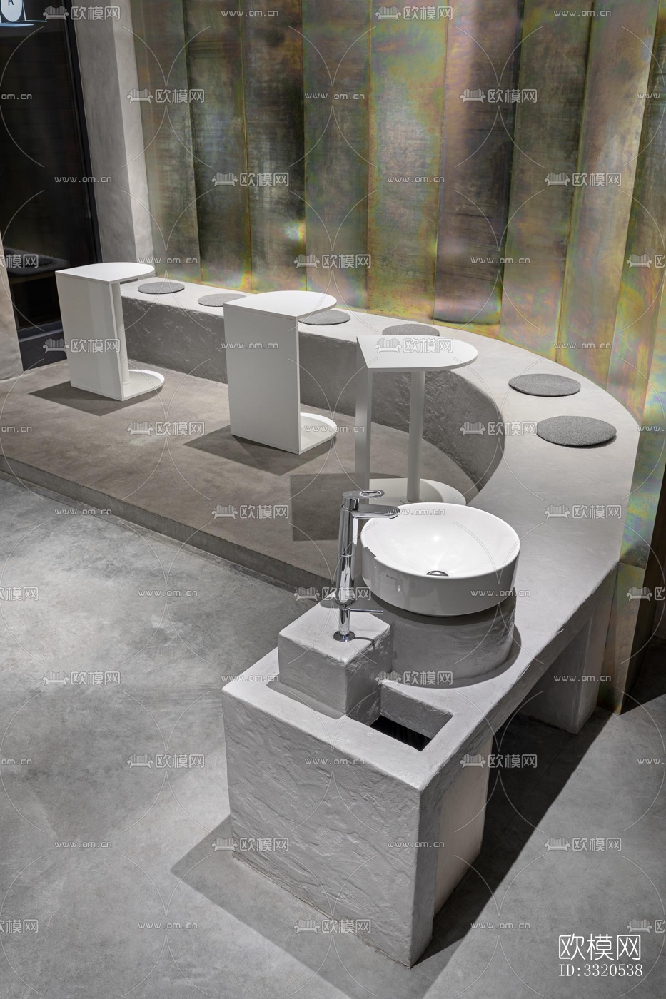 现代咖啡奶茶效果图下载（渲染图19）