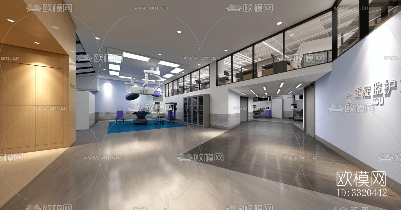 现代医院效果图下载（渲染图4）