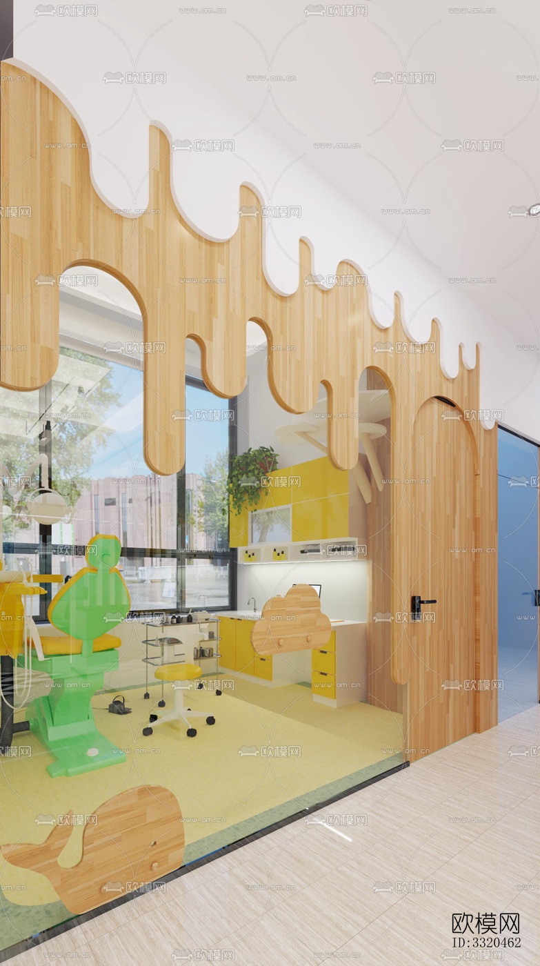 现代医院效果图下载（渲染图3）