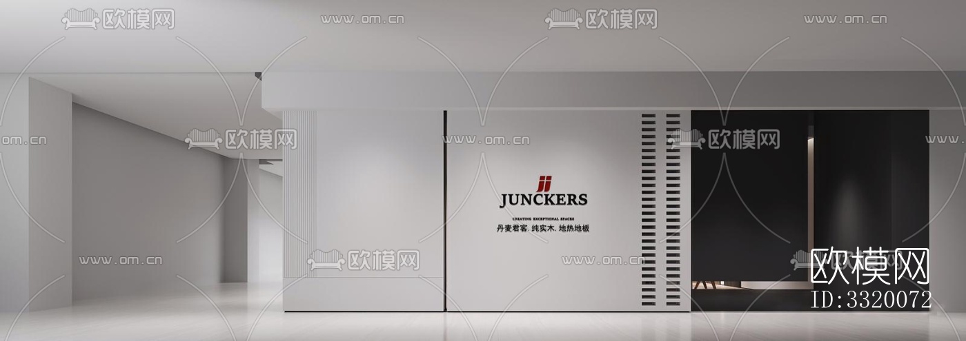 现代展览展厅效果图下载（渲染图15）