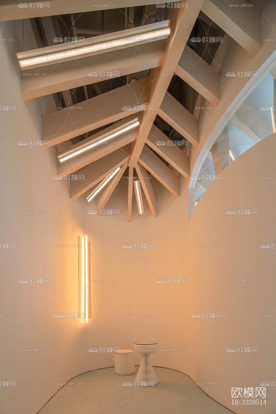 原木风咖啡奶茶效果图下载（渲染图6）