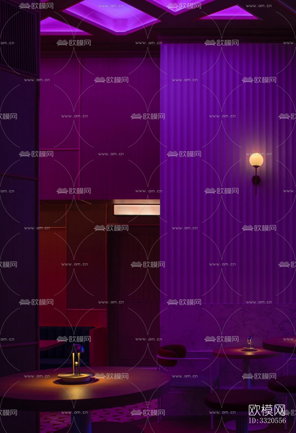 现代咖啡奶茶效果图下载（渲染图5）