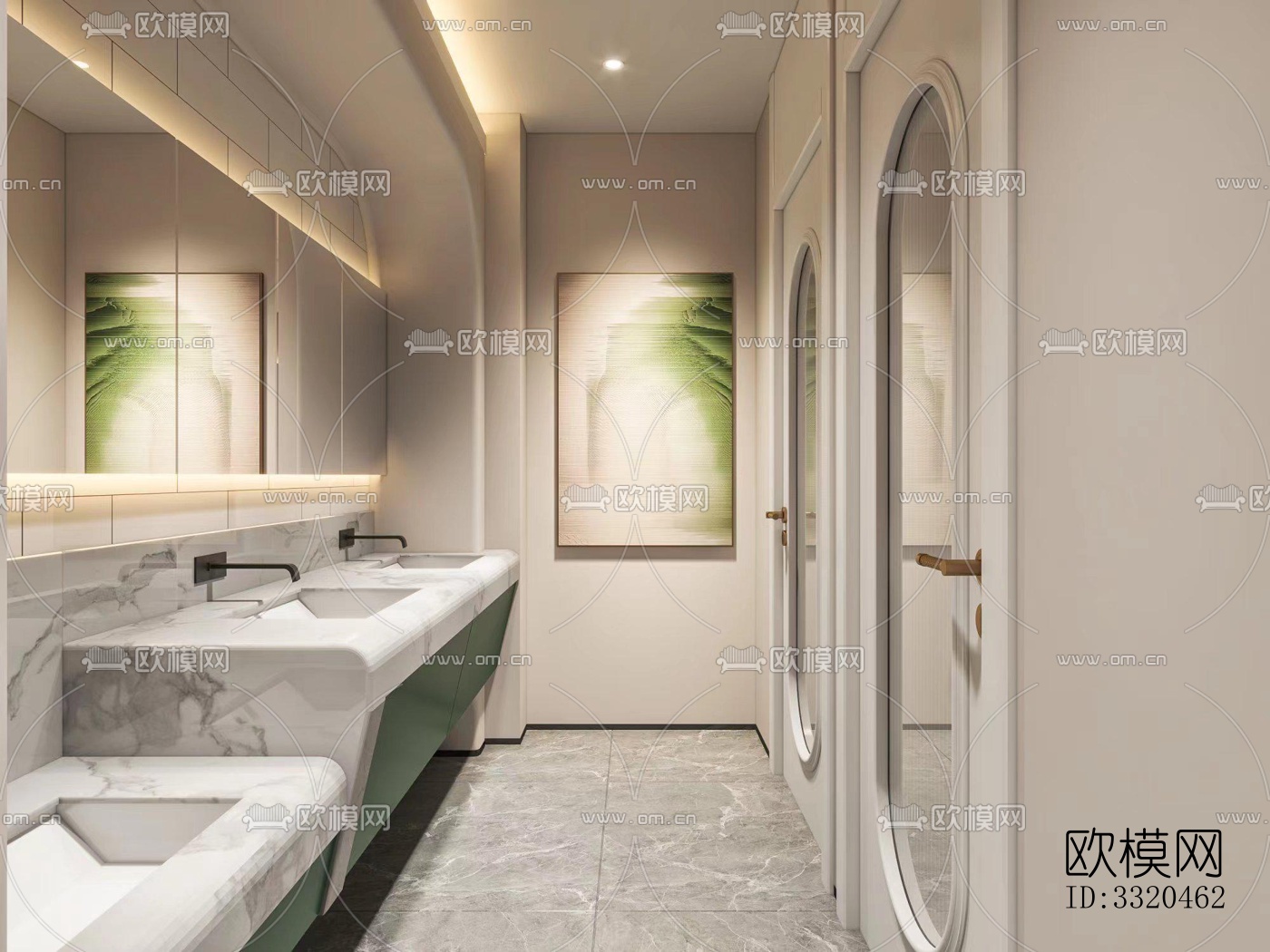 现代医院效果图下载（渲染图11）