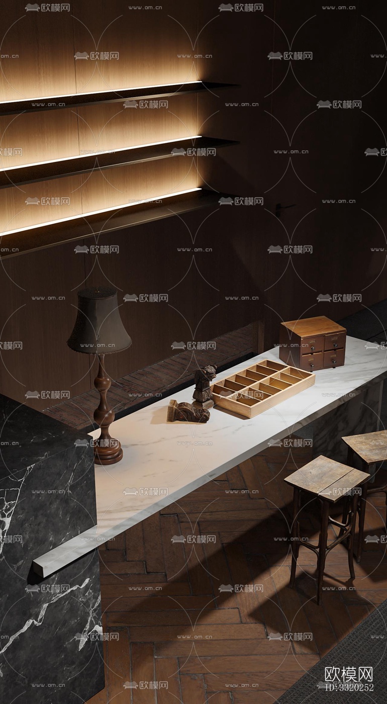 现代客厅效果图下载（渲染图12）