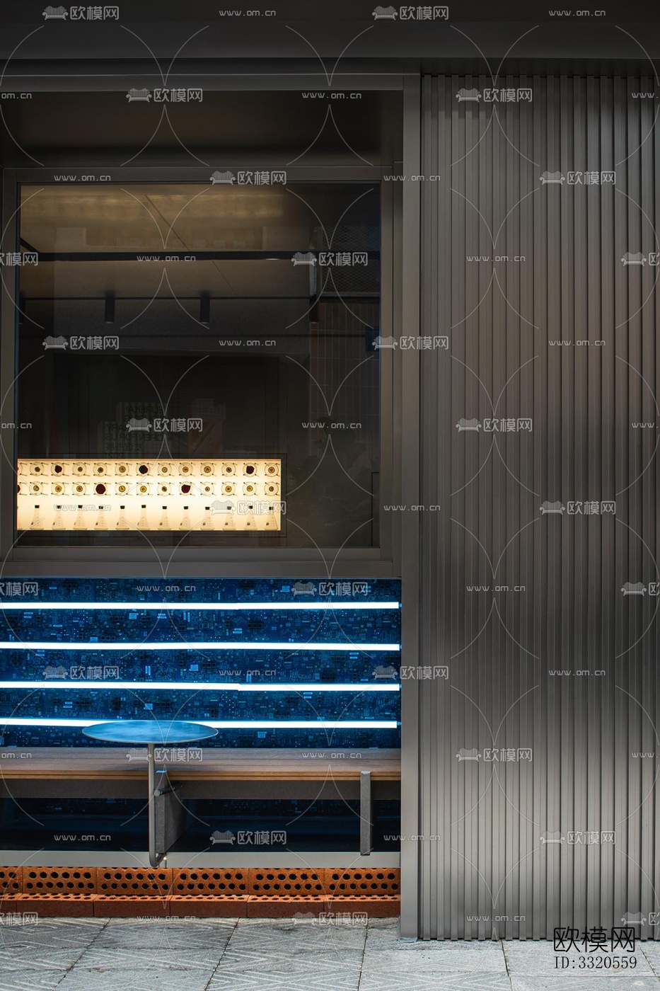 现代咖啡奶茶效果图下载（渲染图6）