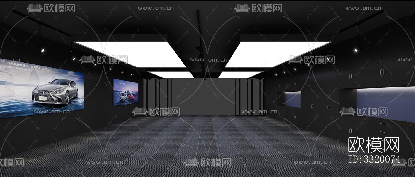 现代展览展厅效果图下载（渲染图13）