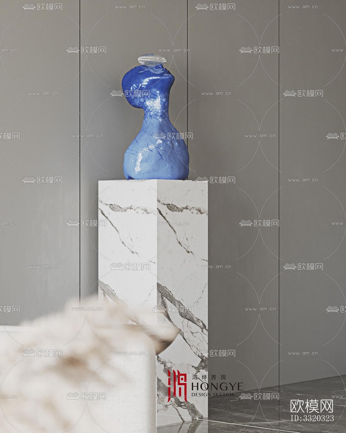 现代客厅效果图下载（渲染图7）