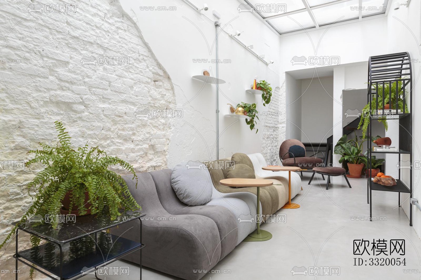 北欧展览展厅效果图下载（渲染图8）