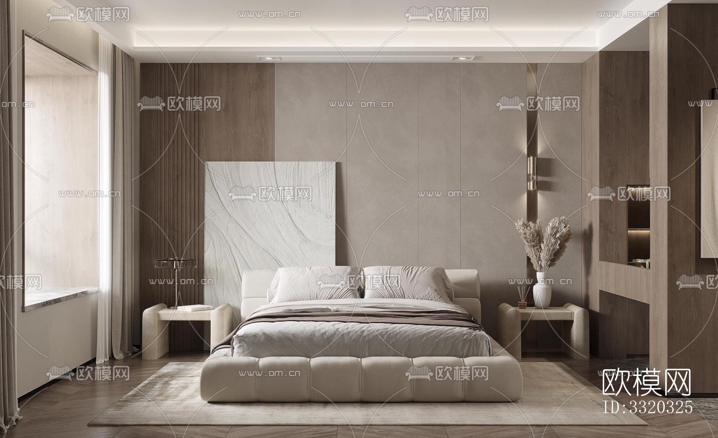 现代客厅效果图下载（渲染图9）