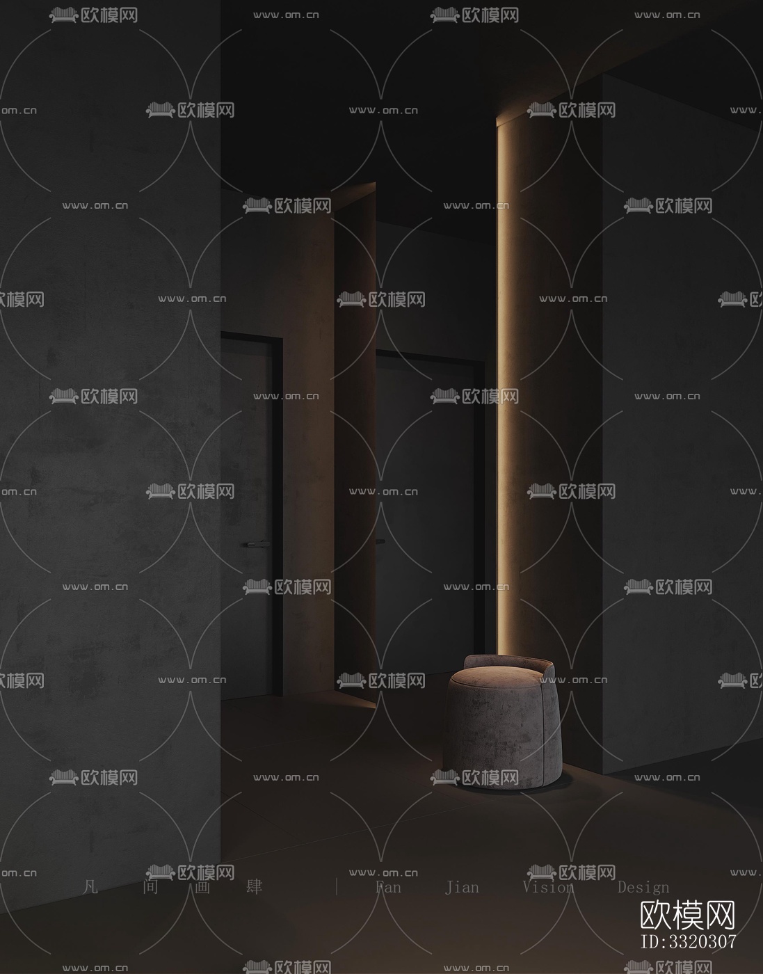 现代客厅效果图下载（渲染图6）