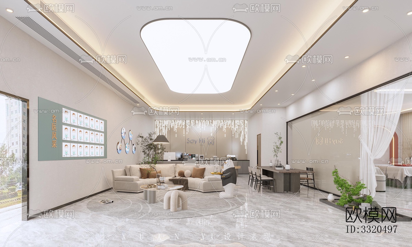 现代医院效果图下载（渲染图3）