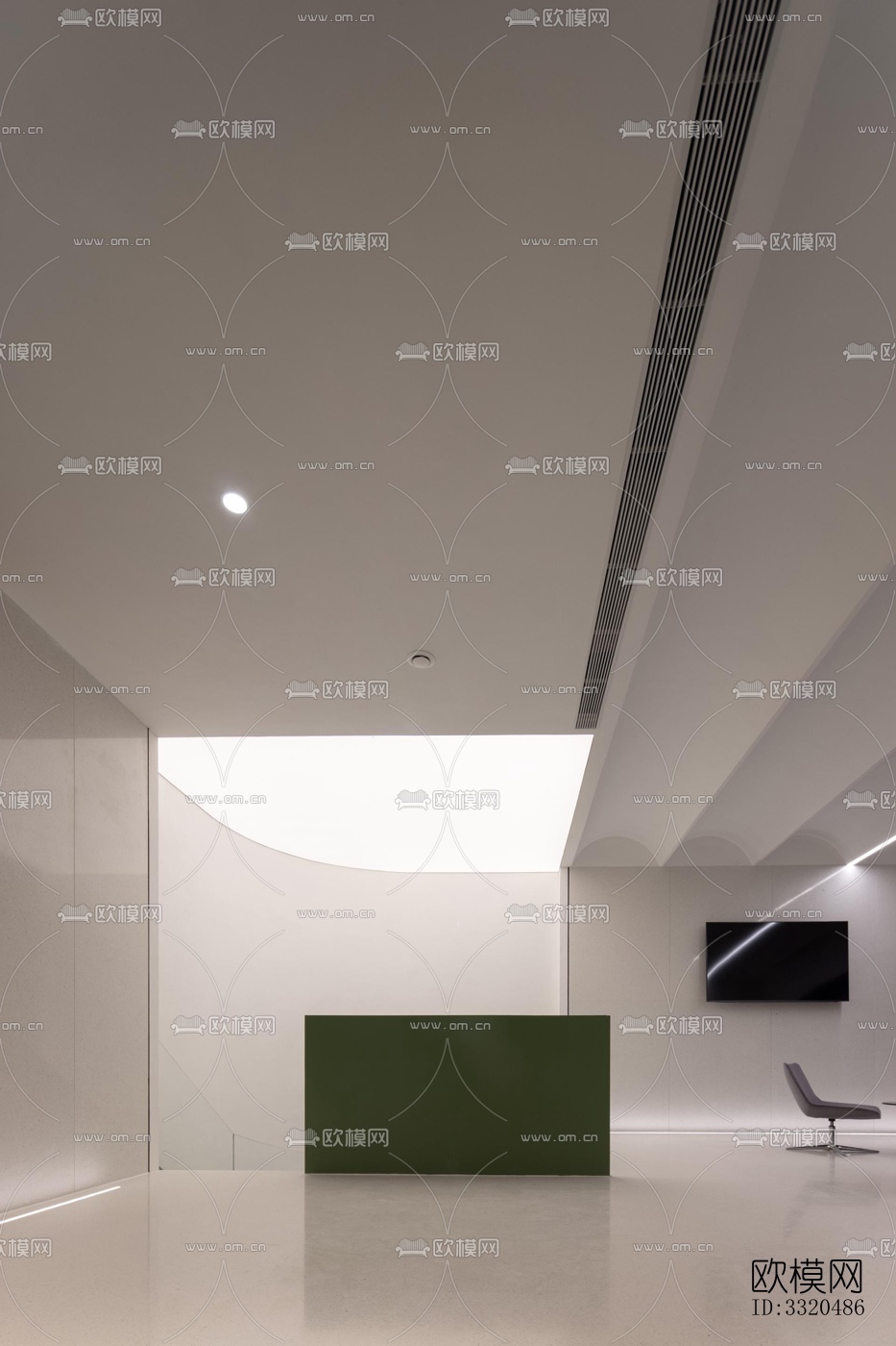 现代医院效果图下载（渲染图5）