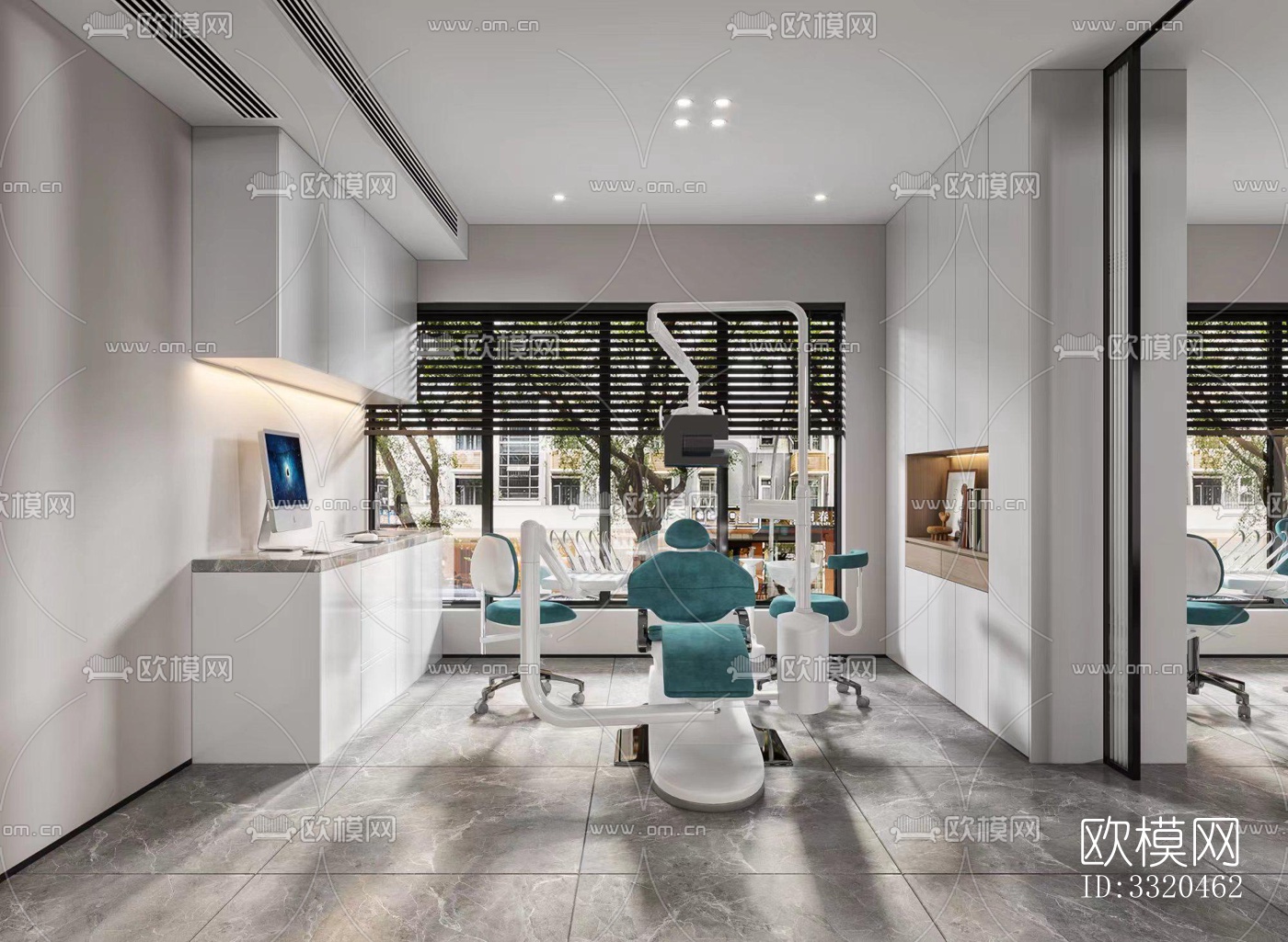 现代医院效果图下载（渲染图9）