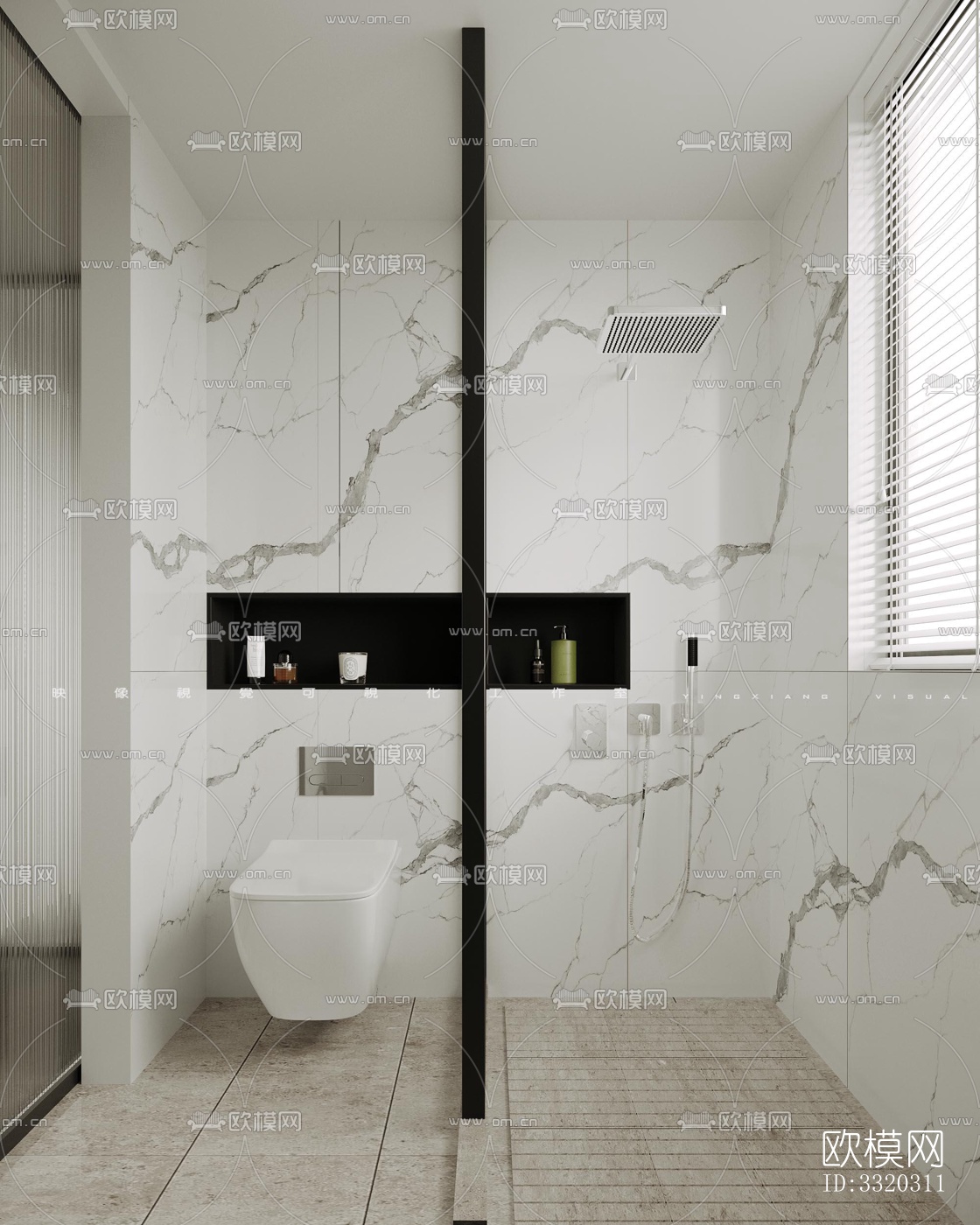 现代客厅效果图下载（渲染图6）