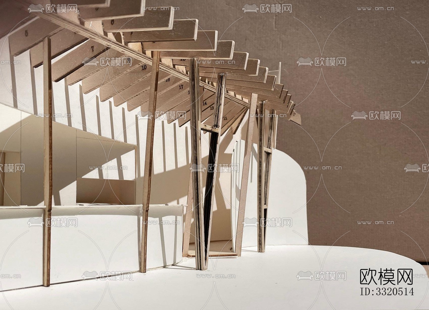 原木风咖啡奶茶效果图下载（渲染图7）