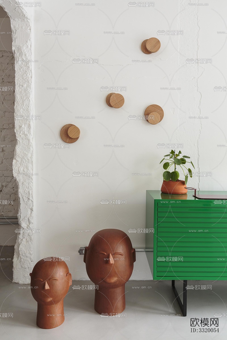 北欧展览展厅效果图下载（渲染图6）