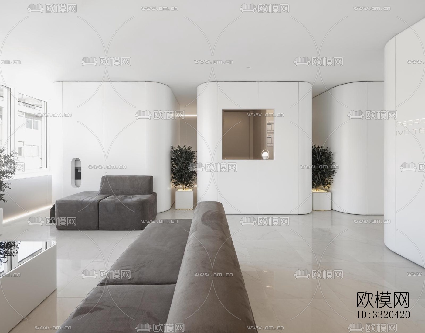 现代医院效果图下载（渲染图13）