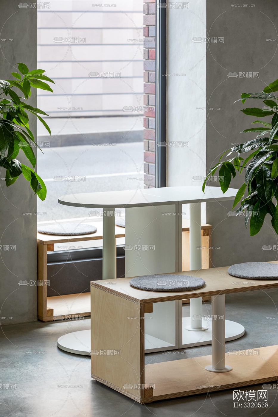 现代咖啡奶茶效果图下载（渲染图6）