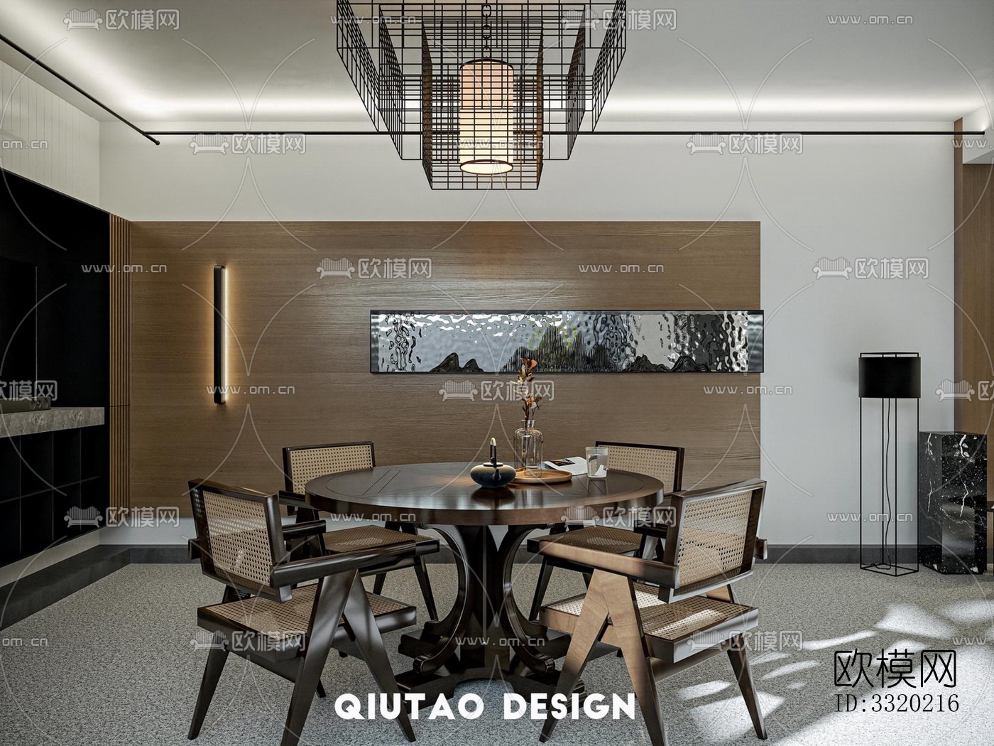 现代客厅效果图下载（渲染图8）