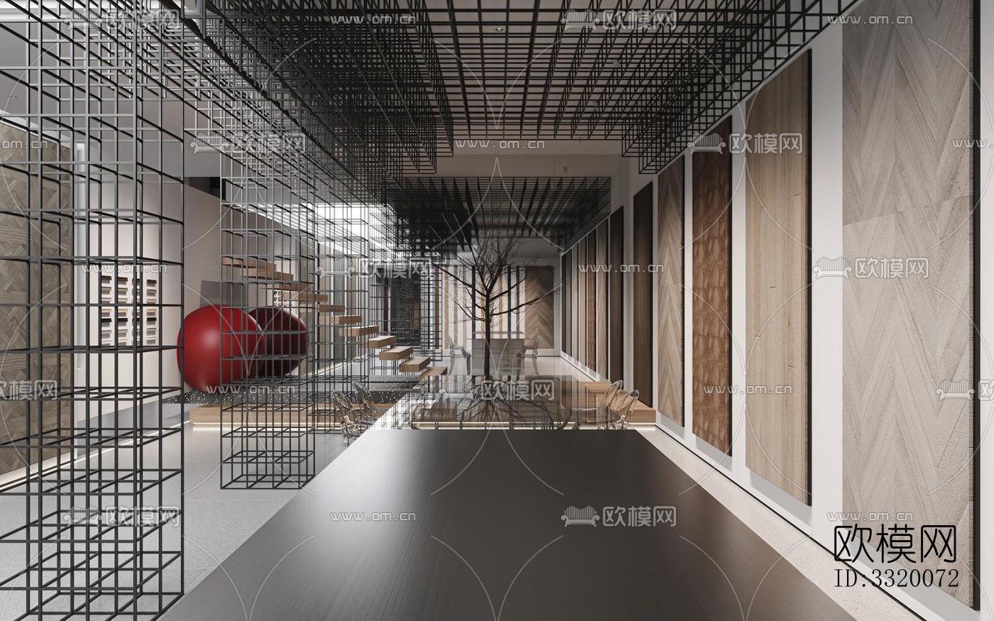 现代展览展厅效果图下载（渲染图7）