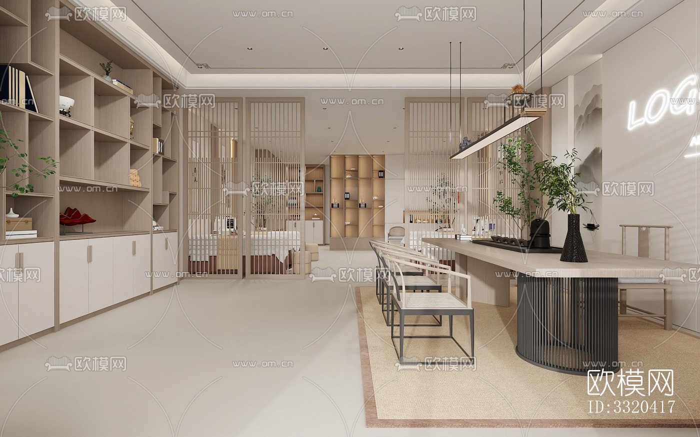 新中式医院效果图下载（渲染图7）