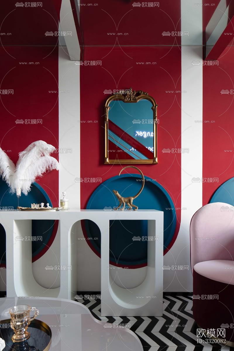 后现代复式效果图下载（渲染图3）