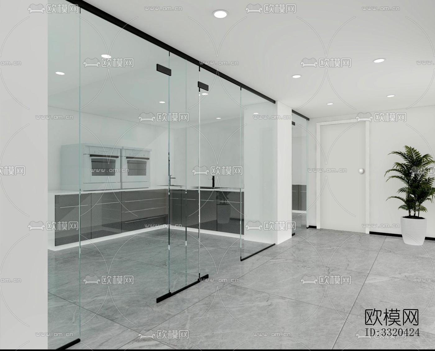 现代医院效果图下载（渲染图8）