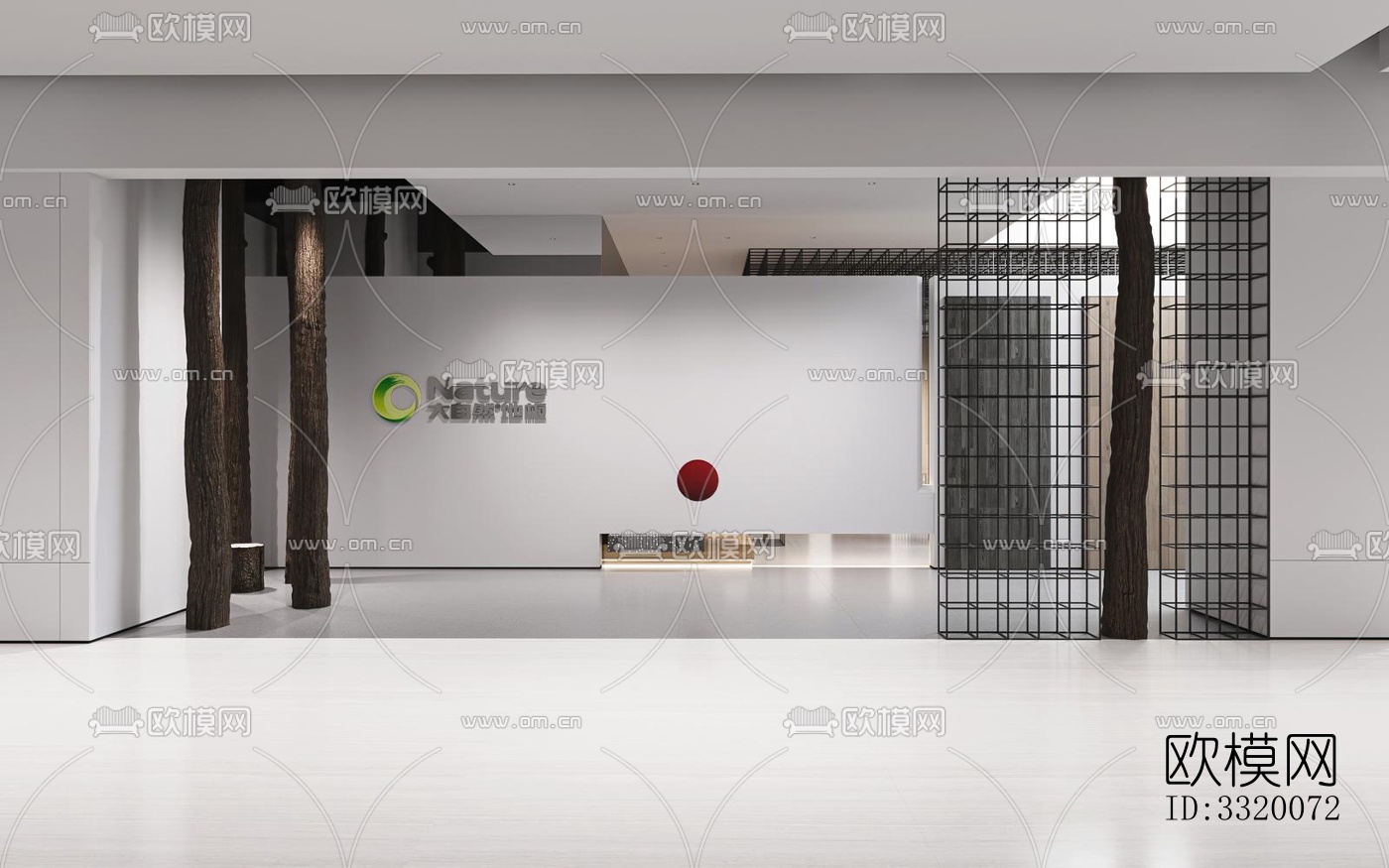 现代展览展厅效果图下载（渲染图16）