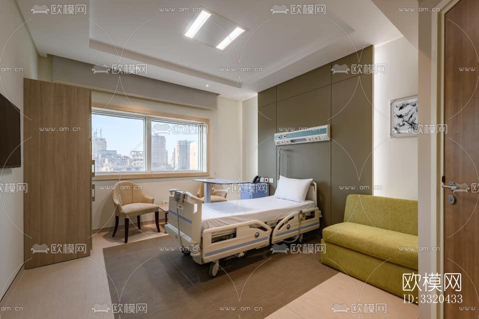 现代医院效果图下载（渲染图3）