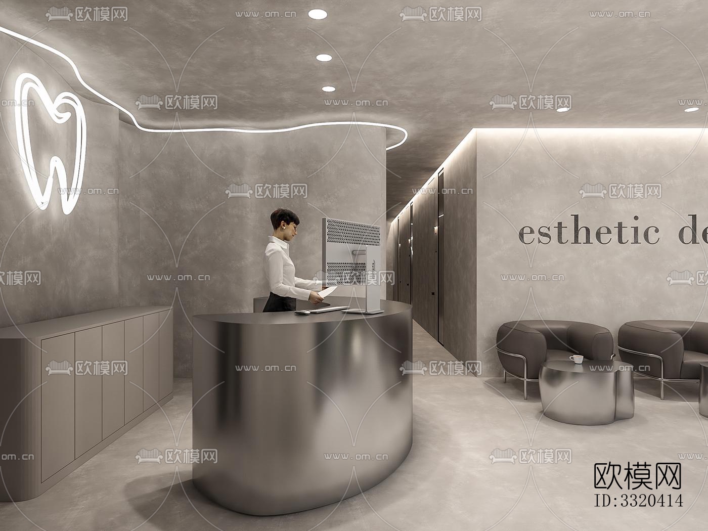 工业风医院效果图下载（渲染图9）