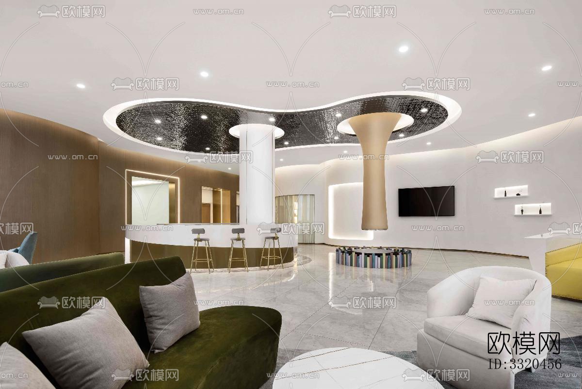 现代医院效果图下载（渲染图11）