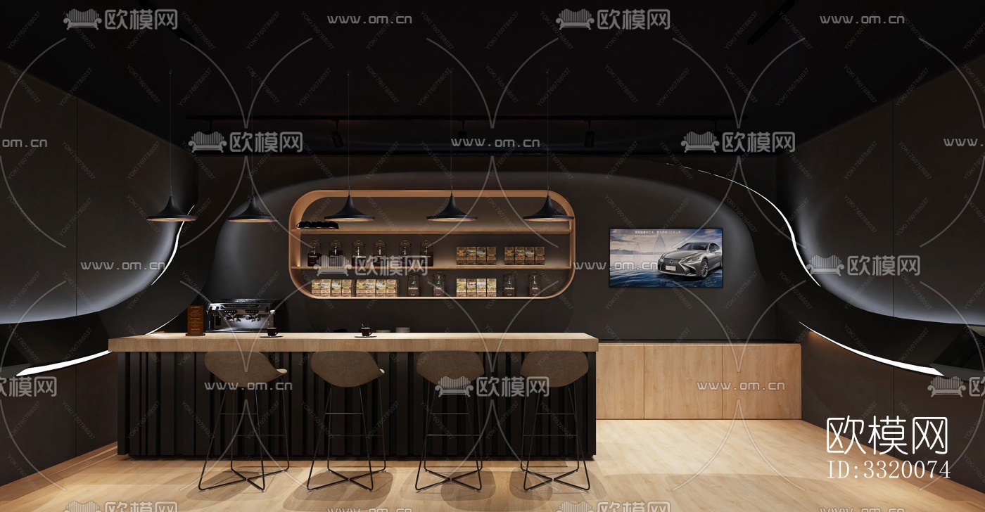 现代展览展厅效果图下载（渲染图11）