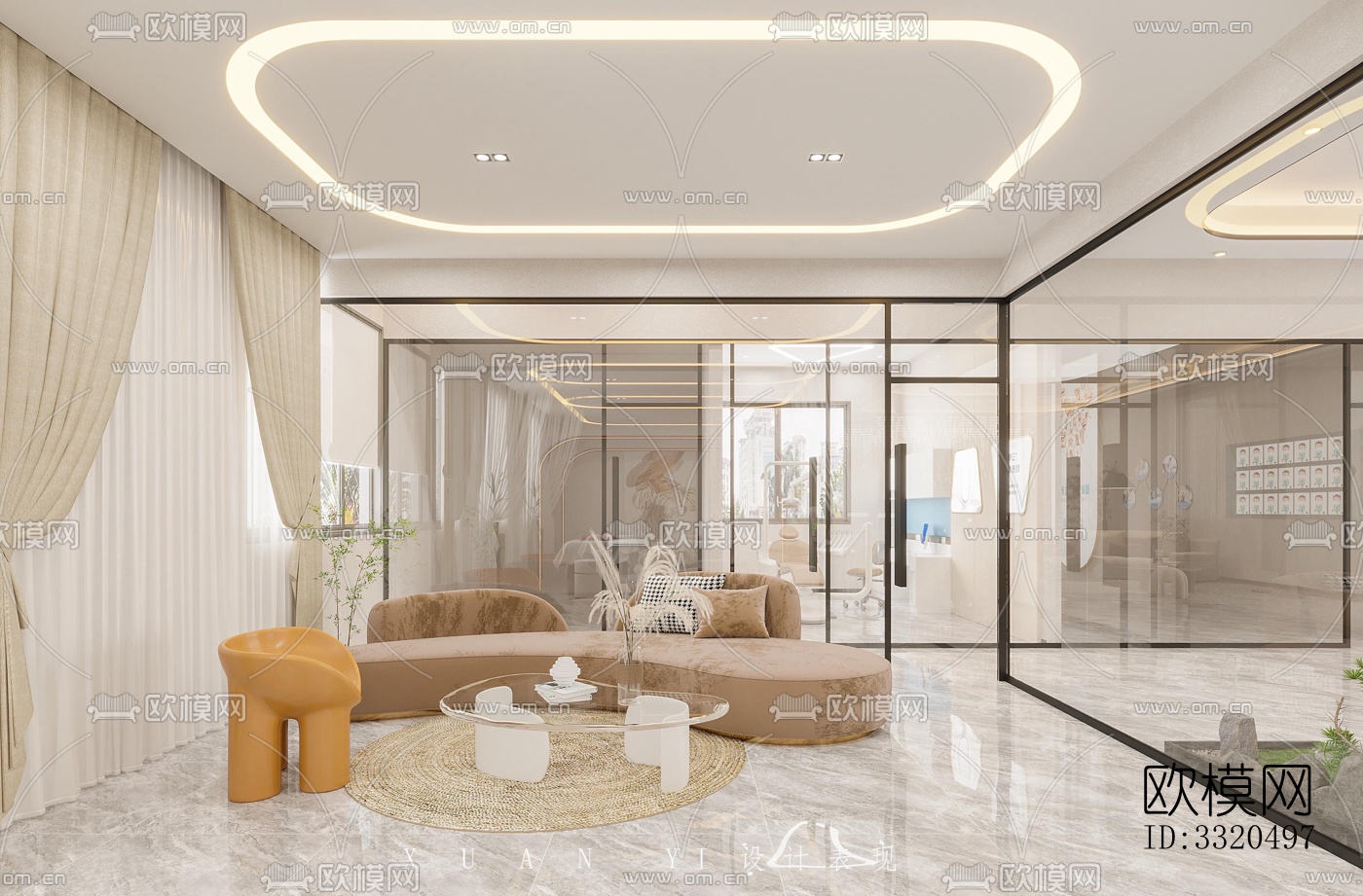 现代医院效果图下载（渲染图2）