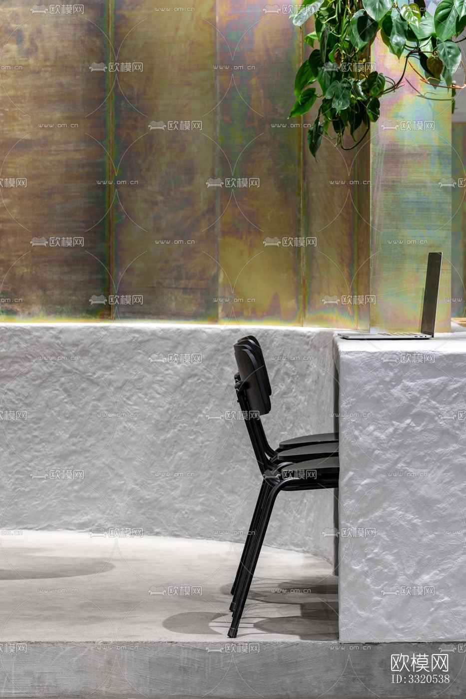 现代咖啡奶茶效果图下载（渲染图1）