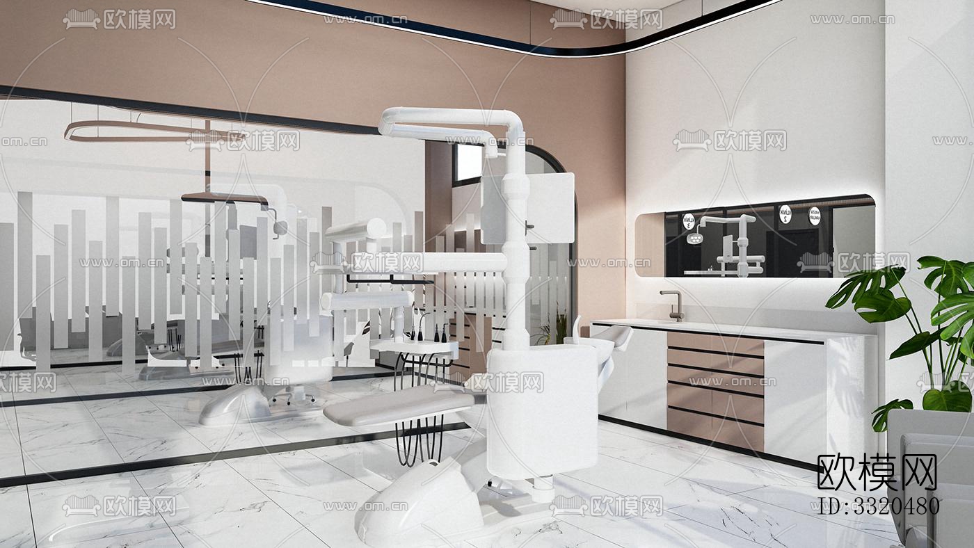 现代医院效果图下载（渲染图7）