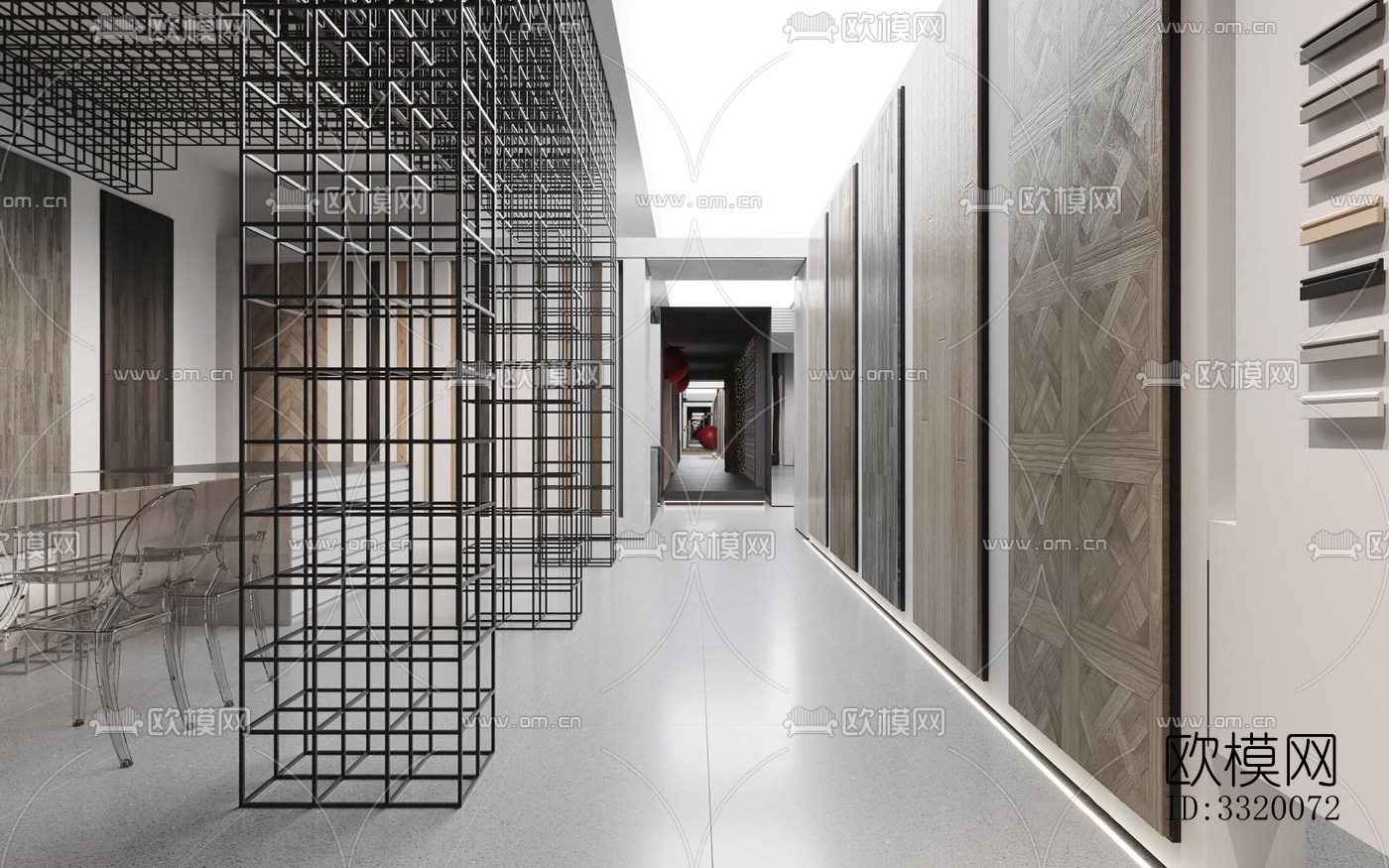 现代展览展厅效果图下载（渲染图18）