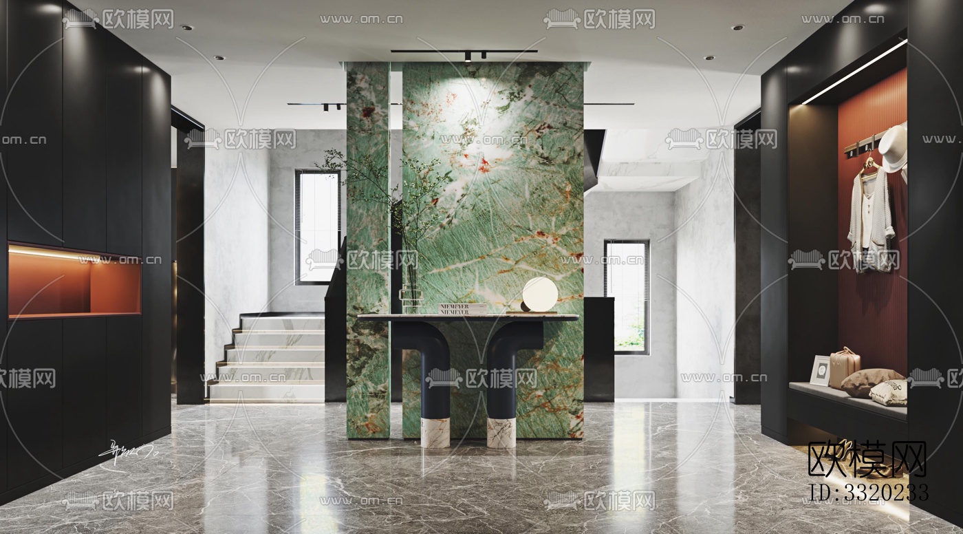 现代客厅效果图下载（渲染图10）