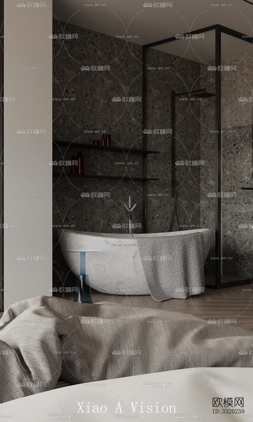 现代客厅效果图下载（渲染图6）