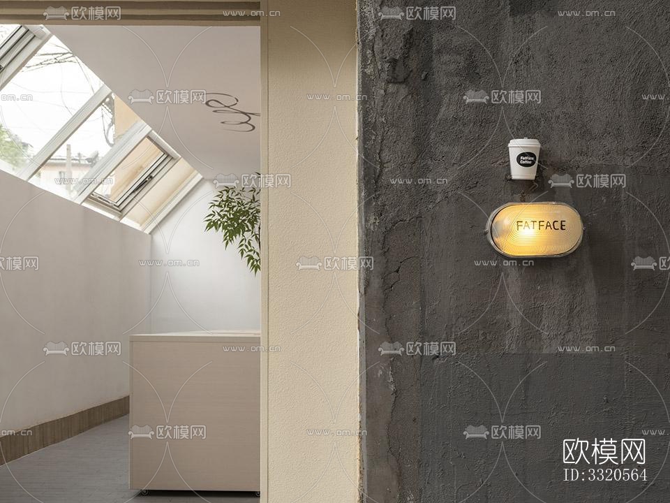 现代咖啡奶茶效果图下载（渲染图7）