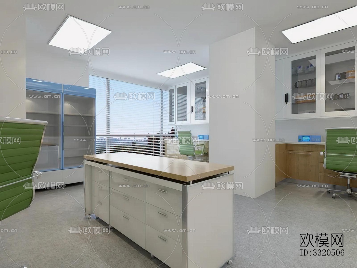 现代医院效果图下载（渲染图5）