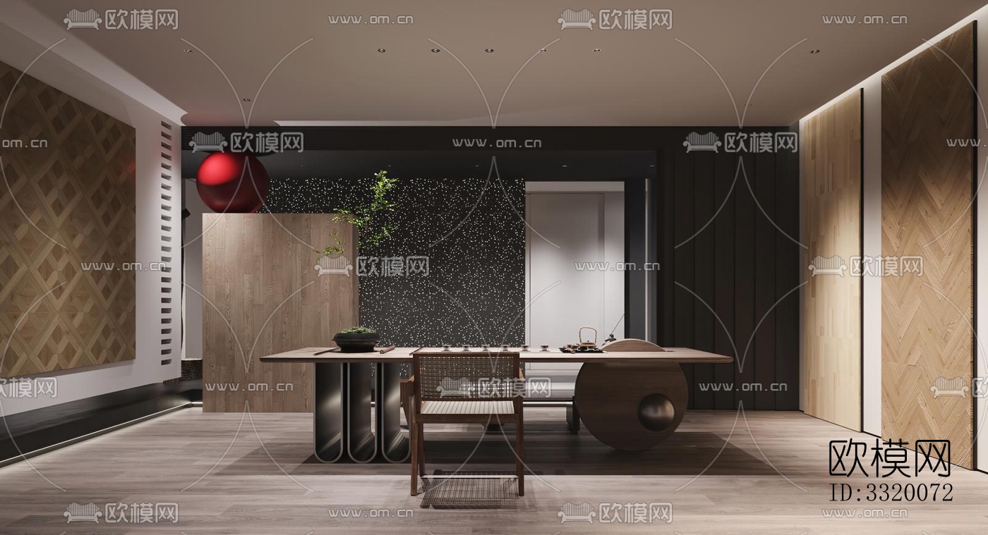 现代展览展厅效果图下载（渲染图2）